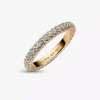 Pandora Timeless Pavé Einreihiger Ring, 14-karätige Vergoldung