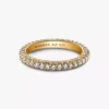 Pandora Timeless Pavé Einreihiger Ring, 14-karätige Vergoldung