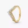 Pandora Timeless Wish Tiara-Ring, 14-karätig vergoldet