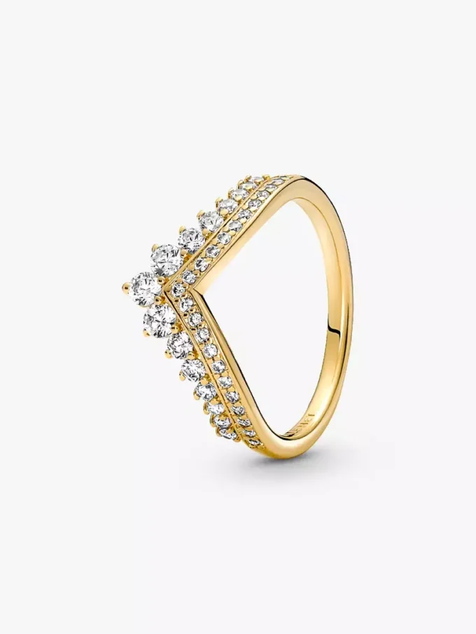 Pandora Timeless Wish Tiara-Ring, 14-karätig vergoldet