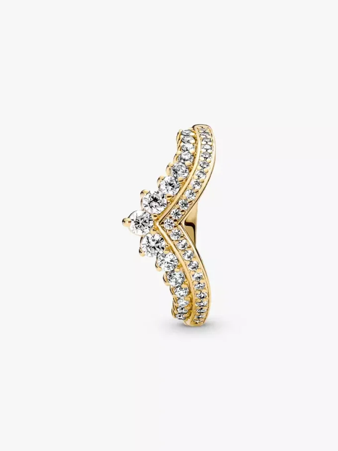 Pandora Timeless Wish Tiara-Ring, 14-karätig vergoldet