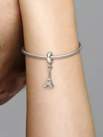 Paris Eiffelturm-Dangle Charm aus Sterlingsilber