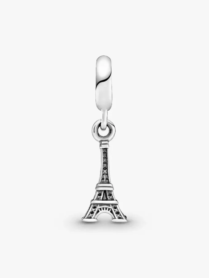 Paris Eiffelturm-Dangle Charm aus Sterlingsilber