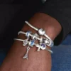 Paris Eiffelturm-Dangle Charm aus Sterlingsilber