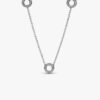 Pavé Circles Halskette – Sterlingsilber Pavé Circles Halskette – Sterlingsilber