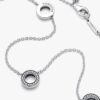 Pavé Circles Halskette – Sterlingsilber Pavé Circles Halskette – Sterlingsilber