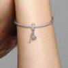 Pavé Cocktail Glass Dangle Charm – Sterlingsilber