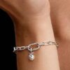 Pearl & Arrows Mini Dangle Charm – Sterlingsilber