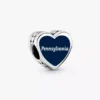 Pennsylvania-Herz-Charm aus Sterlingsilber Pennsylvania-Herz-Charm aus Sterlingsilber