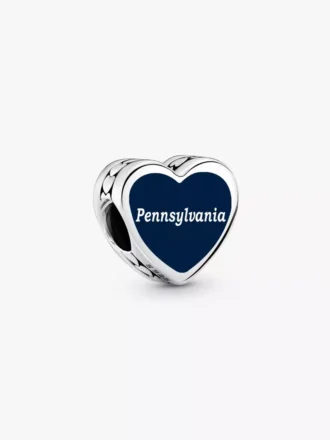 Pennsylvania-Herz-Charm aus Sterlingsilber Pennsylvania-Herz-Charm aus Sterlingsilber