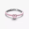 Pink Chakra Heart Ring aus Sterlingsilber Pink Chakra Heart Ring aus Sterlingsilber