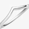 Polierter Wishbone Ring aus Sterlingsilber Polierter Wishbone Ring aus Sterlingsilber
