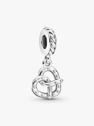 Pretzel Dangle Charm – Sterlingsilber