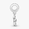 Pretzel Dangle Charm – Sterlingsilber