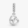 Pretzel Dangle Charm – Sterlingsilber
