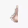 Princess Wishbone Ring, 14 Karat Roségold-Beschichtung