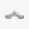 Princess Wishbone Ring aus Sterlingsilber Princess Wishbone Ring aus Sterlingsilber