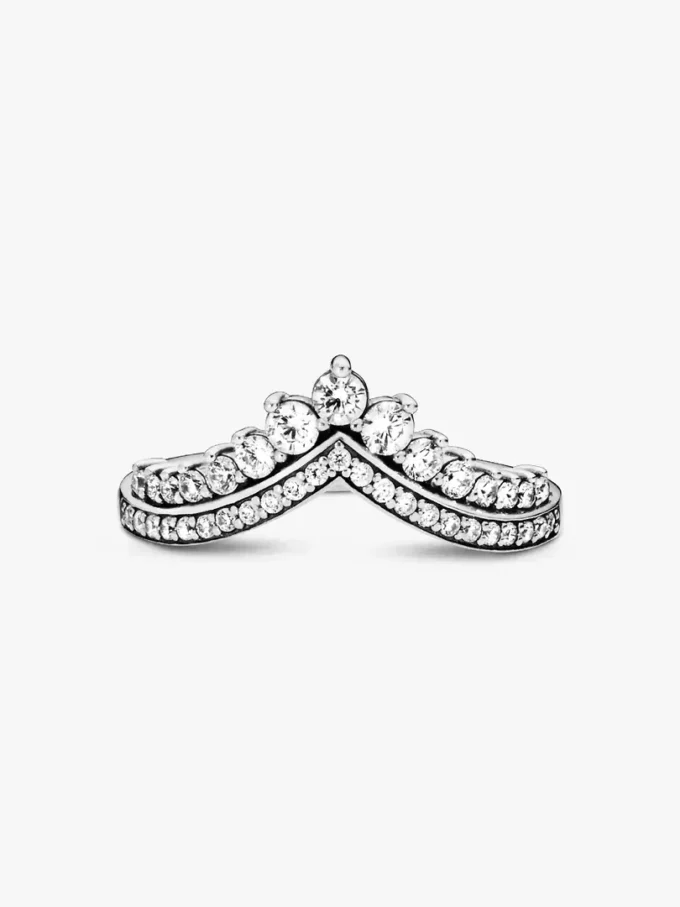 Princess Wishbone Ring aus Sterlingsilber Princess Wishbone Ring aus Sterlingsilber