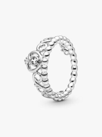Prinzessinnen-Tiara-Kronenring – Sterlingsilber