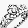 Prinzessinnen-Tiara-Kronenring – Sterlingsilber
