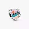 Puerto Rico Herz-Charm aus Sterlingsilber Puerto Rico Herz-Charm aus Sterlingsilber