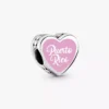 Puerto Rico Herz-Charm aus Sterlingsilber Puerto Rico Herz-Charm aus Sterlingsilber