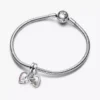 Puzzle-Herzen-Freundschafts-Dangle Charm aus Sterlingsilber Puzzle-Herzen-Freundschafts-Dangle Charm aus Sterlingsilber