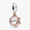 Queen & Regal Crown Dangle Charm – Sterlingsilber, 14 Karat Roségold-Beschichtung Queen & Regal Crown Dangle Charm – Sterlingsilber, 14 Karat Roségold-Beschichtung