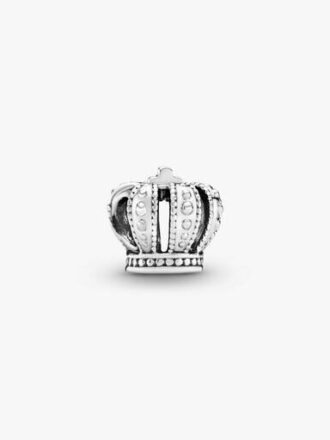 Regal Crown Charm – Sterlingsilber