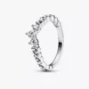 Regal Swirl Tiara-Ring aus Sterlingsilber