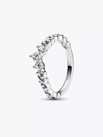 Regal Swirl Tiara-Ring aus Sterlingsilber