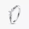 Regal Swirl Tiara-Ring aus Sterlingsilber