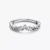Regal Swirl Tiara-Ring aus Sterlingsilber