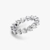 Band of Pink Hearts Ring – Sterlingsilber