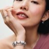 Band of Pink Hearts Ring – Sterlingsilber