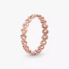 Ring „Band of Hearts“ mit 14-karätiger Roségoldbeschichtung Ring „Band of Hearts“ mit 14-karätiger Roségoldbeschichtung
