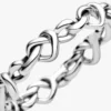 Ring mit geknoteten Herzen aus Sterlingsilber Ring mit geknoteten Herzen aus Sterlingsilber