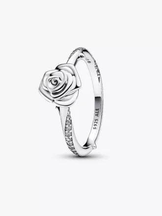 Ring „Rose in Bloom“ aus Sterlingsilber