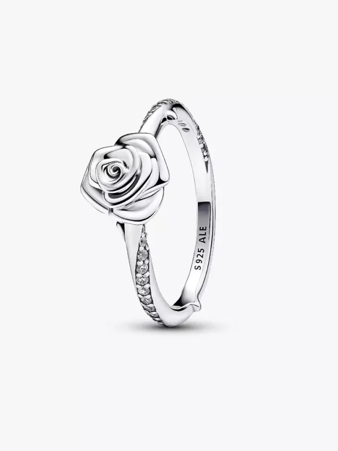 Ring „Rose in Bloom“ aus Sterlingsilber
