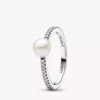 Ring-Set mit behandelten Süßwasser-Zuchtperlen, 2er-Set