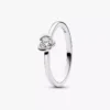 Ring-Set mit Herz aus im Labor gezüchteten Diamanten, 2er-Set