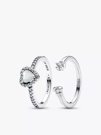 Ring-Set „Open Hearts“ (2er-Set)