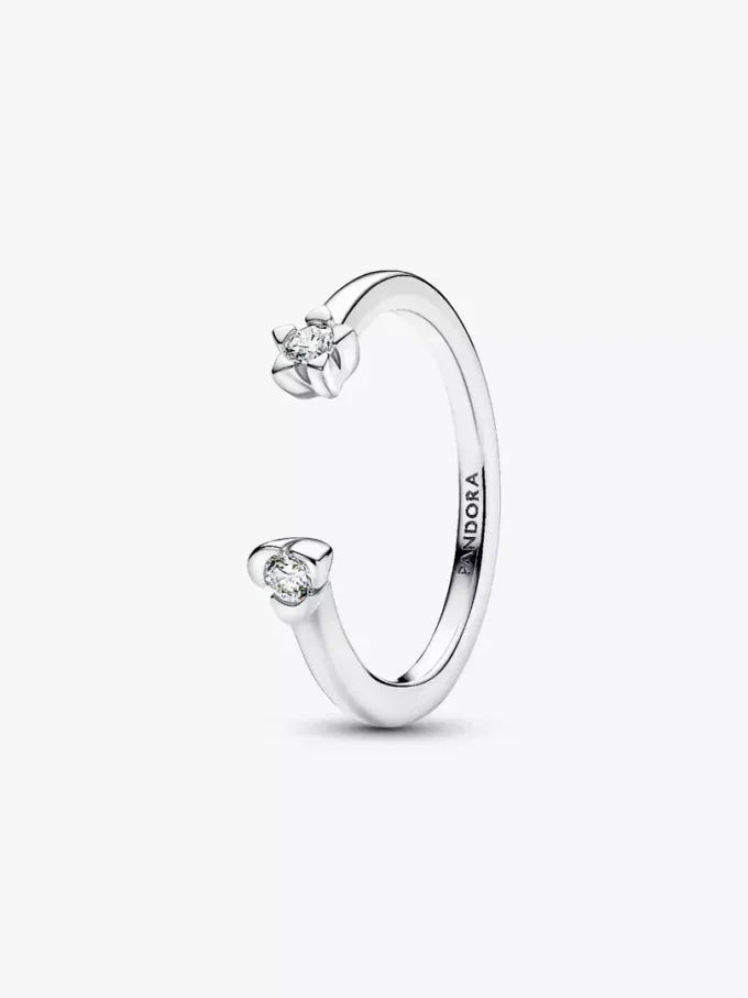 Ring-Set „Open Hearts“ (2er-Set)