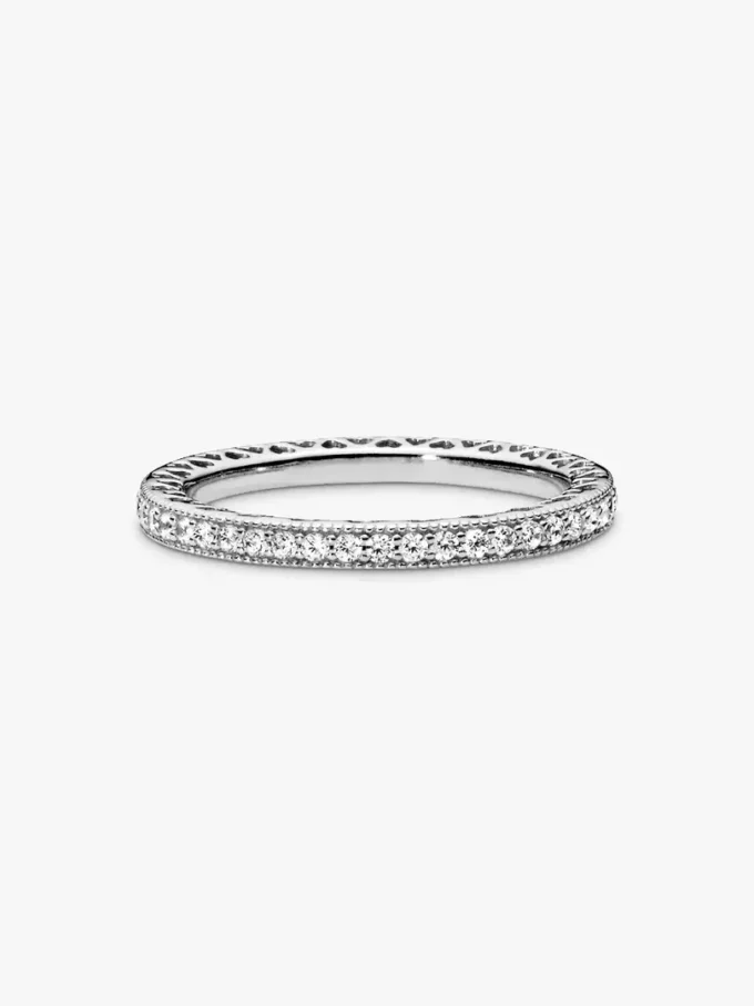Ring „Sparkle & Hearts“ aus Sterlingsilber