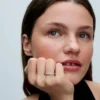 Ring „Texture & Stones“ – Sterlingsilber