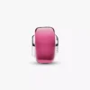 Rosa Mini-Murano Glass Charm aus Sterlingsilber Rosa Mini-Murano Glass Charm aus Sterlingsilber
