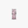 Rosa Pavé-Clip Charm aus Sterlingsilber Rosa Pavé-Clip Charm aus Sterlingsilber