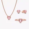 Roségold-Set „Heart to Heart“ (3-teilig) Roségold-Set „Heart to Heart“ (3-teilig)