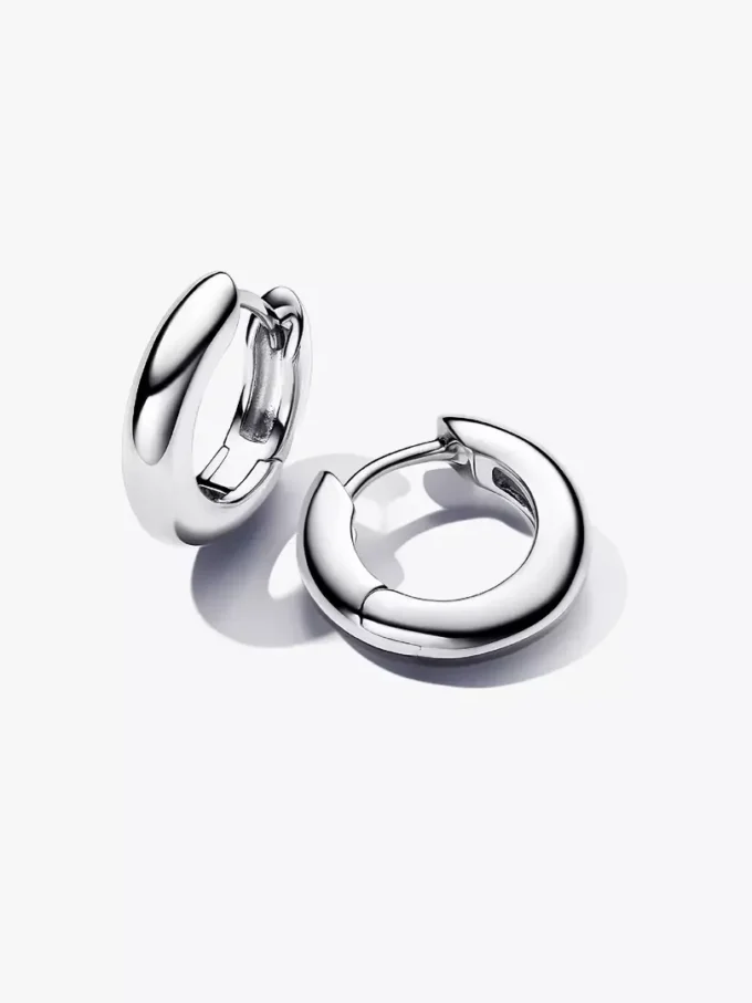 Runde Ohrringe aus Sterlingsilber