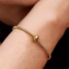 Runder Clip Charm, 14-karätig vergoldet Runder Clip Charm, 14-karätig vergoldet